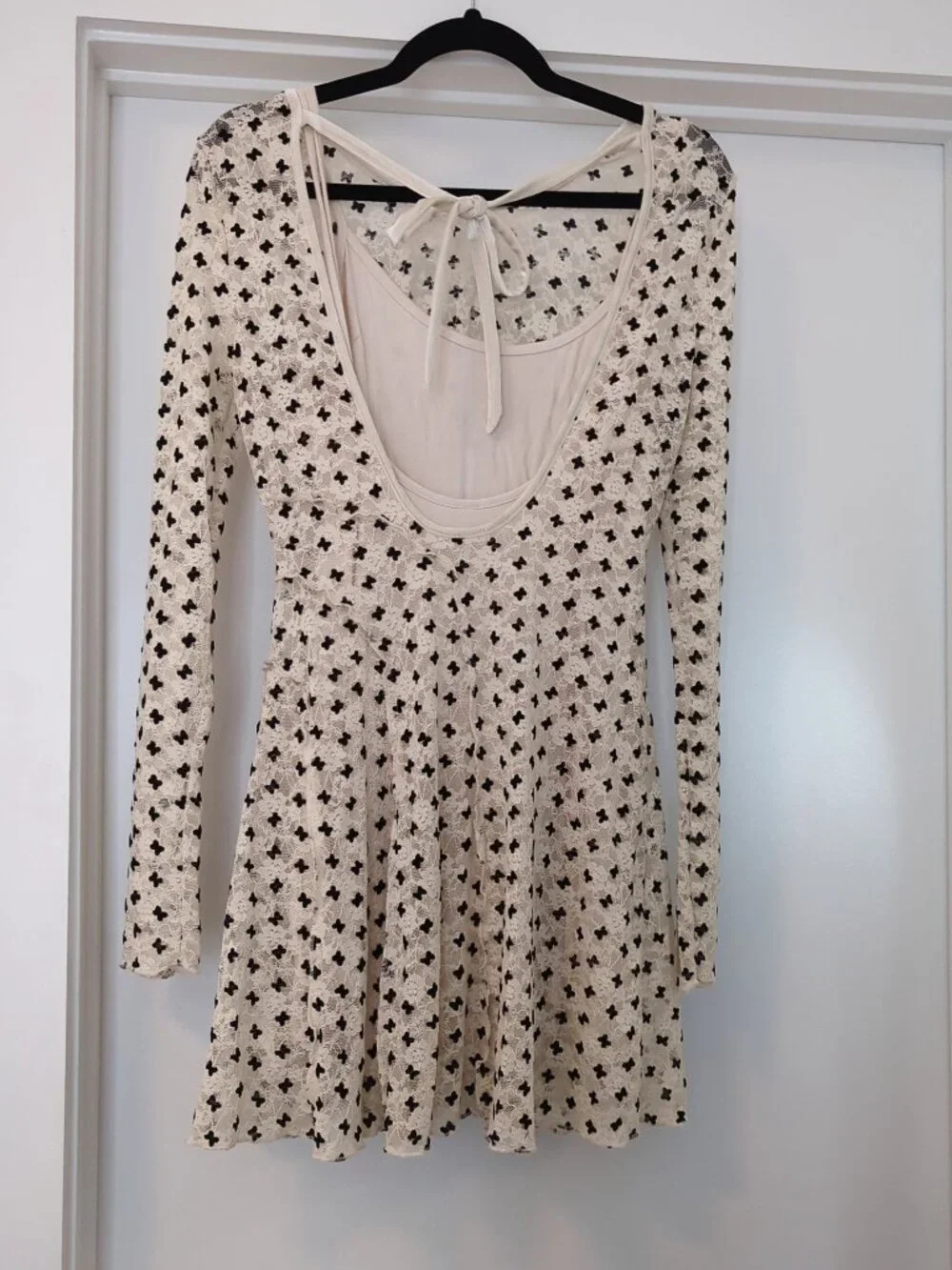 Free People low back lace dress